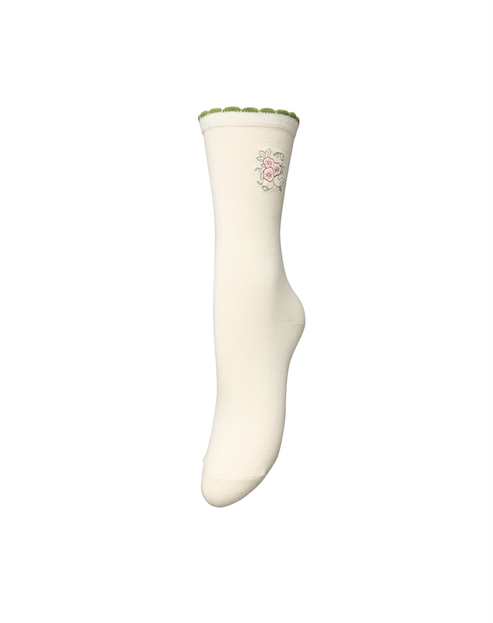 Beck Söndergaard - Efloria Cotta Strømpe - Birch White 
