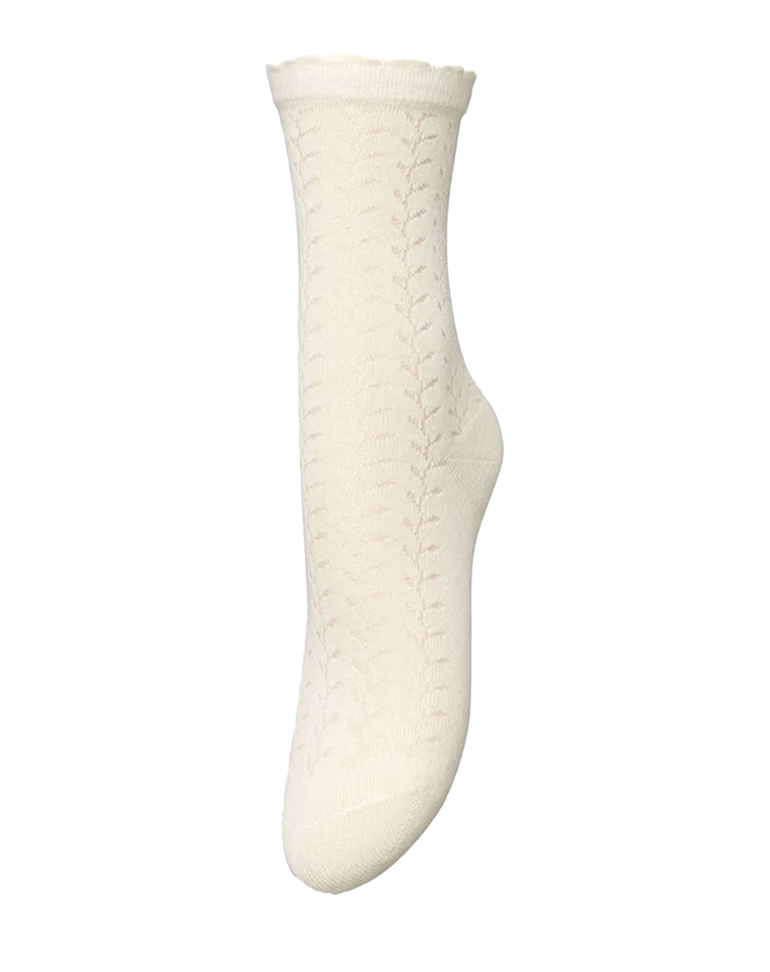 Beck Söndergaard - Leofa Cotta Strømpe - Birch White 