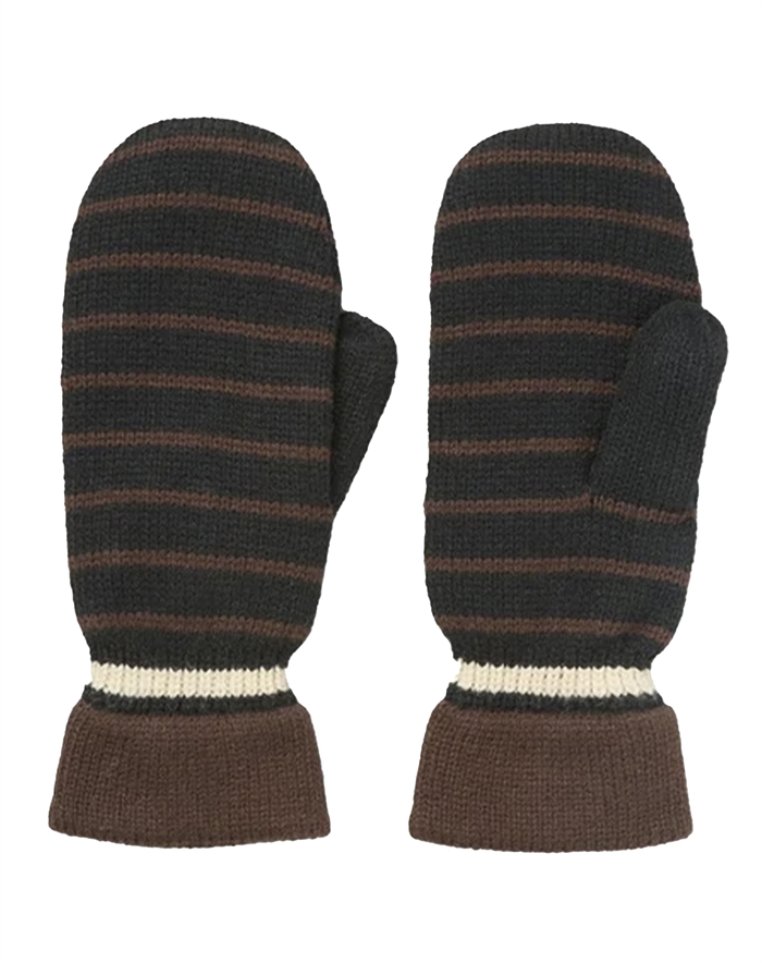 Beck Söndergaard - Thin Striped Emerald Vanter - Black 