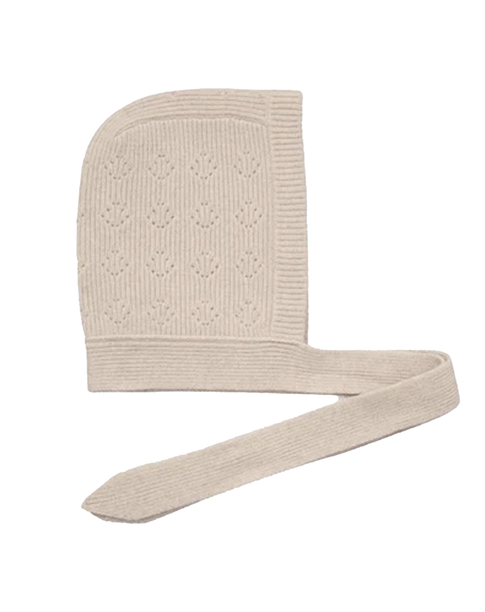 Beck Söndergaard - Rib Bonnet Beanie - Beige Melange