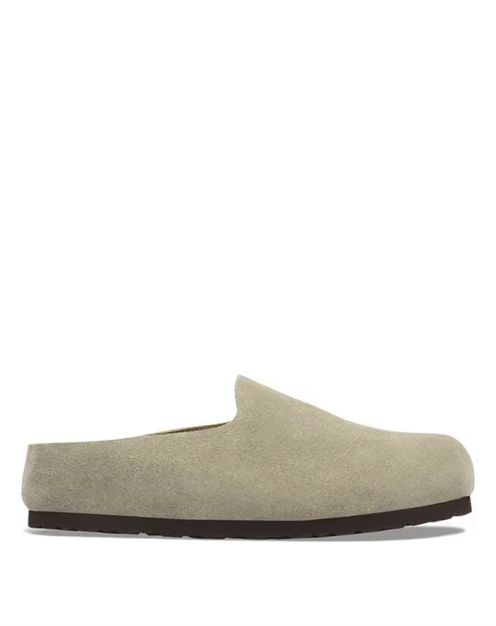 Birkenstock - Amsterdam Wrapped Suede Leather Sandal - Taupe