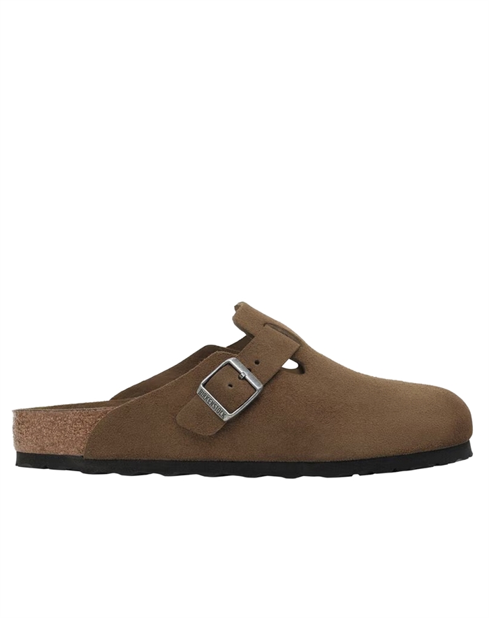 Birkenstock - Boston Suede Leather Sandal - Dark Tea Tonal