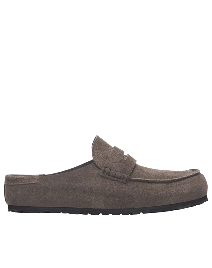 Birkenstock - Naples Wrapped Suede Leather - Concrete Gray