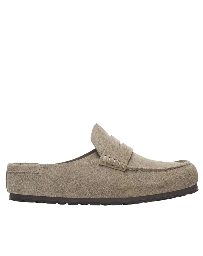 Birkenstock - Naples Wrapped Suede Leather Sandal - Taupe
