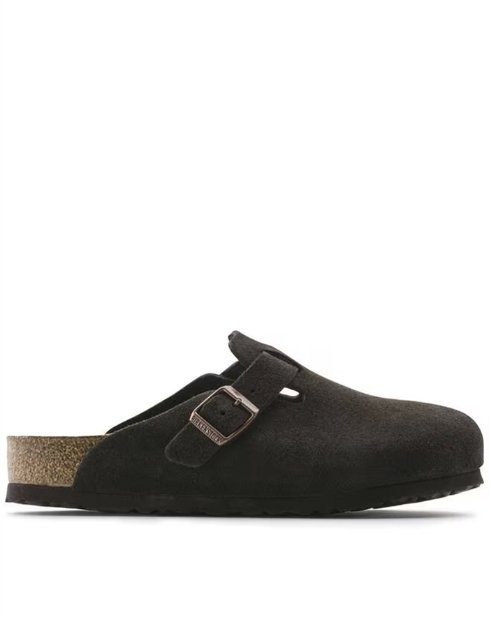 Birkenstock - Boston Suede Leather Sandal - Mocca
