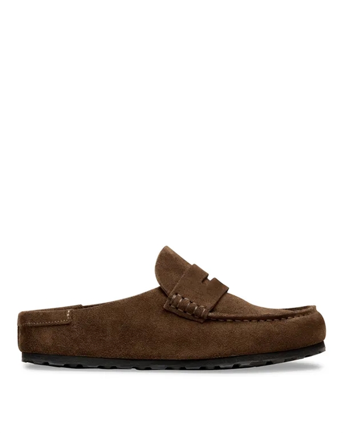 Birkenstock Naples Wrapped Suede Leather Sandal