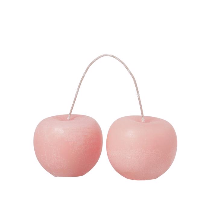 Broste Copenhagen Candle Cherry Peach Pink Shop Online Hos Blossom