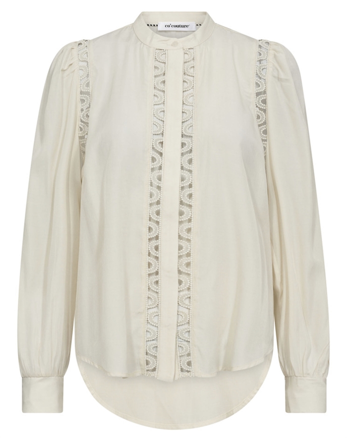 Co\'Couture - Aila CC Lace Skjorte - Off White
