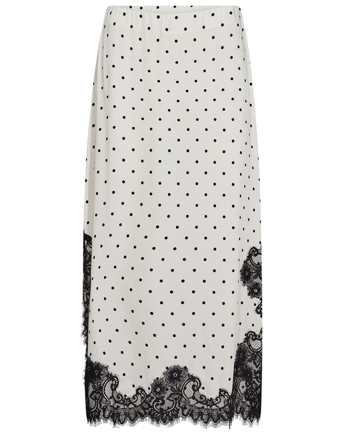 Co\' Couture - AmeliCC Dot Lace Nederdel - Off White