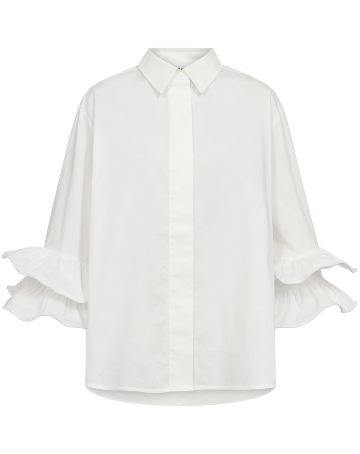 Co\' Couture - HalenCC Flare Skjorte - White