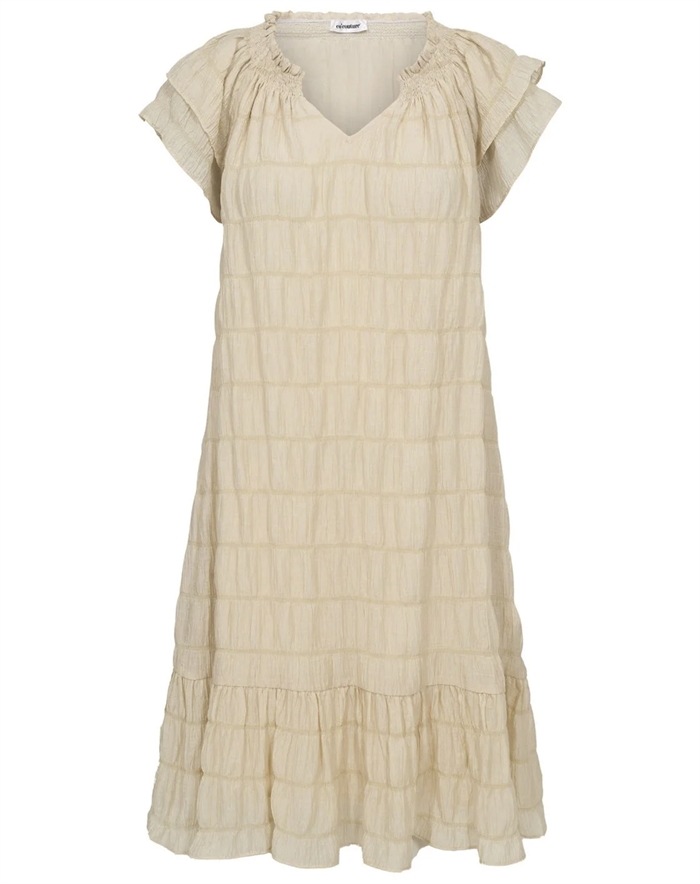 Co\' Couture - MichaCC Sunrise Crop Kjole - Bisquit