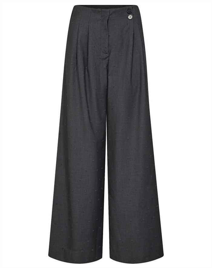 Co\'Couture - Saga CC Pleat Bukser - Mid Grey