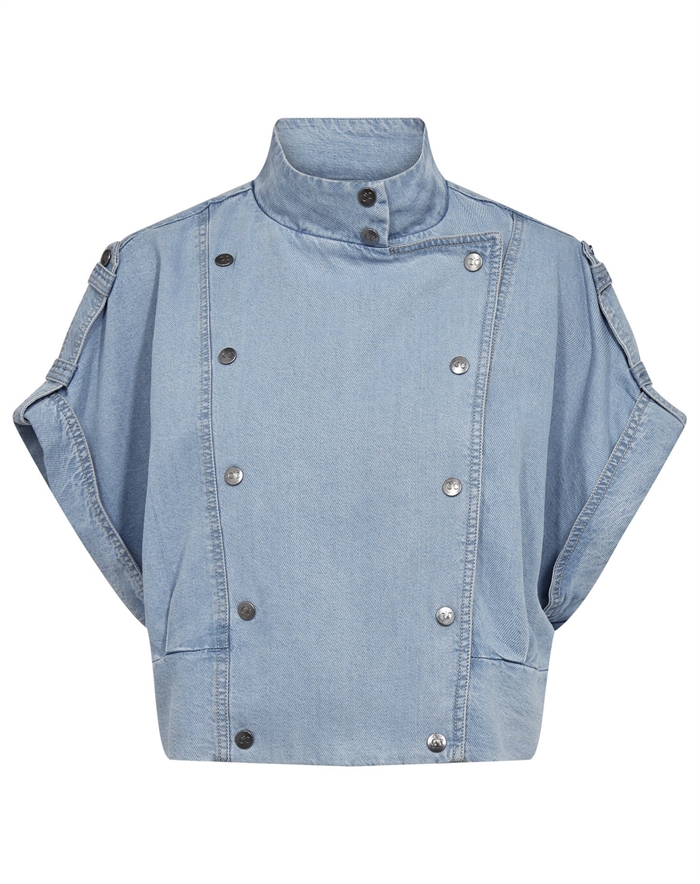 Co\' Couture - Tilly CC Vest - Fade Denim