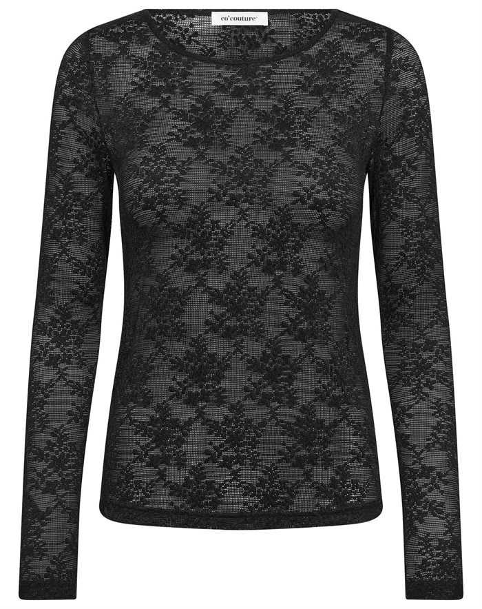Co\' Couture - BirtaCC O-Neck Bluse - Black