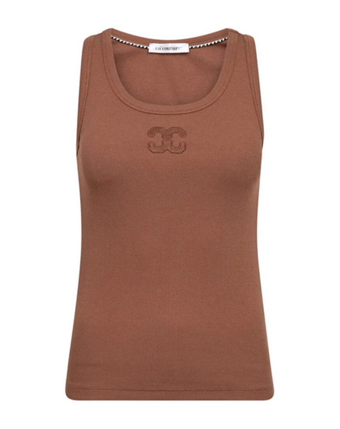 Co\' Couture - GrannyCC Rib Tank Top - Suntan