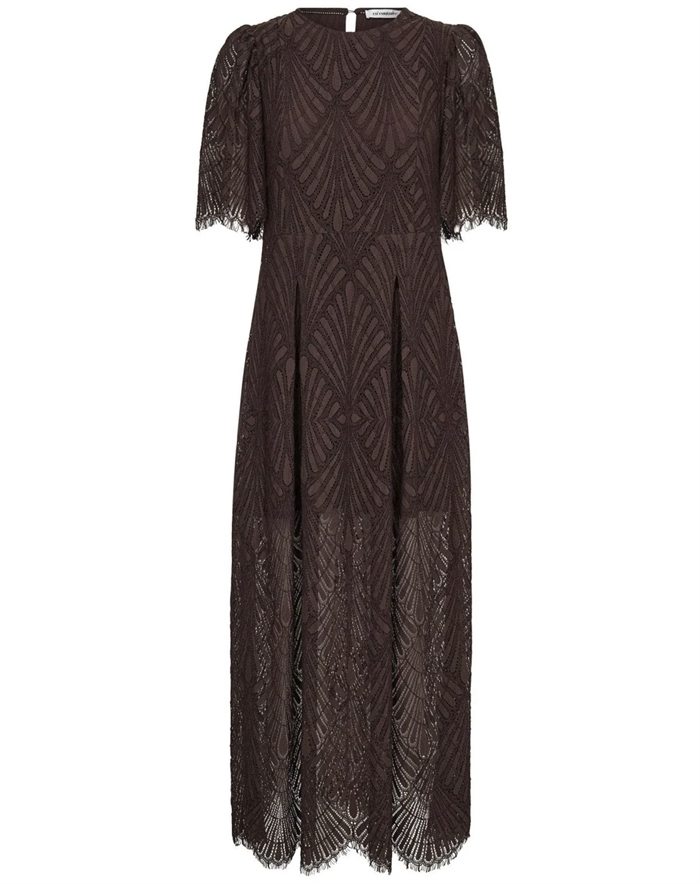 Co\'Couture - Leti CC Lace Maxi Kjole - Dark Brown