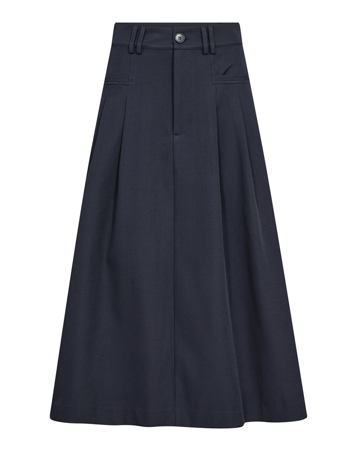 Co\'Couture - LunaCC New Pocket Pleat Nederdel - Navy 