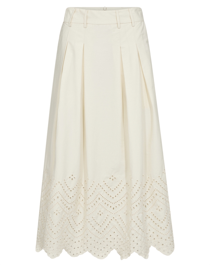 Co\'Couture - Poppy CC Anglaise Nederdel - Bone