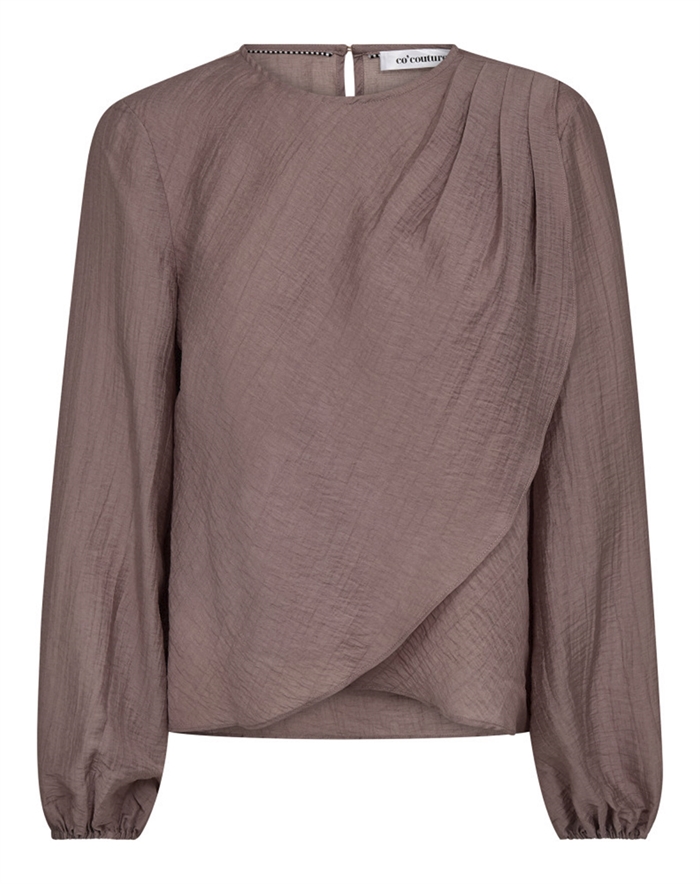  Co\'couture - Conny CC Drape Bluse - Old Rose