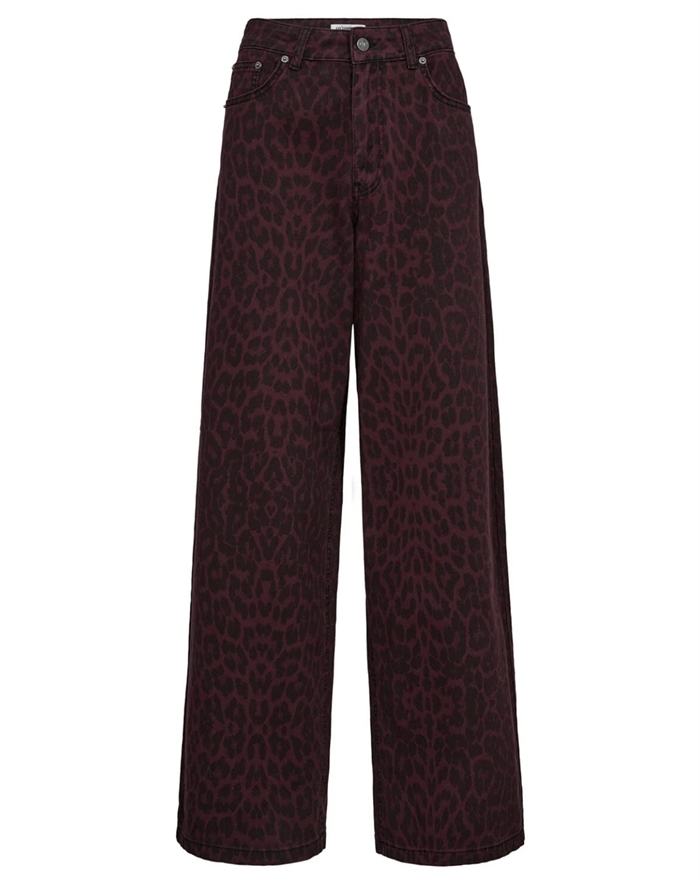 Co\'Couture - Leo CC Wide Bukser - Winered