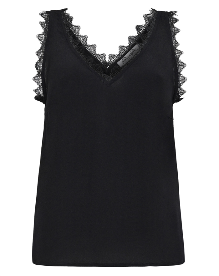 Co\'Couture - Perin CC Lace Singlet Top - Black