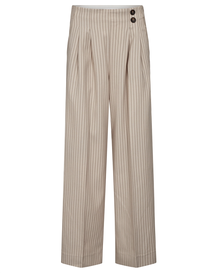 Co\'Couture - Salvie CC Pleat Bukser - Bone