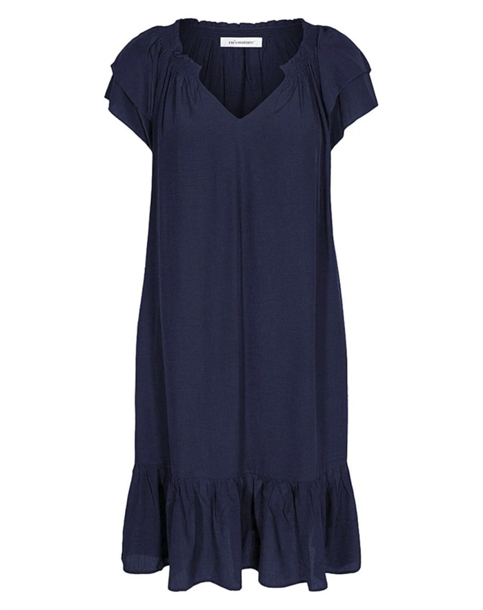 Co Couture - Sunrise CC Crop Kjole - Navy 