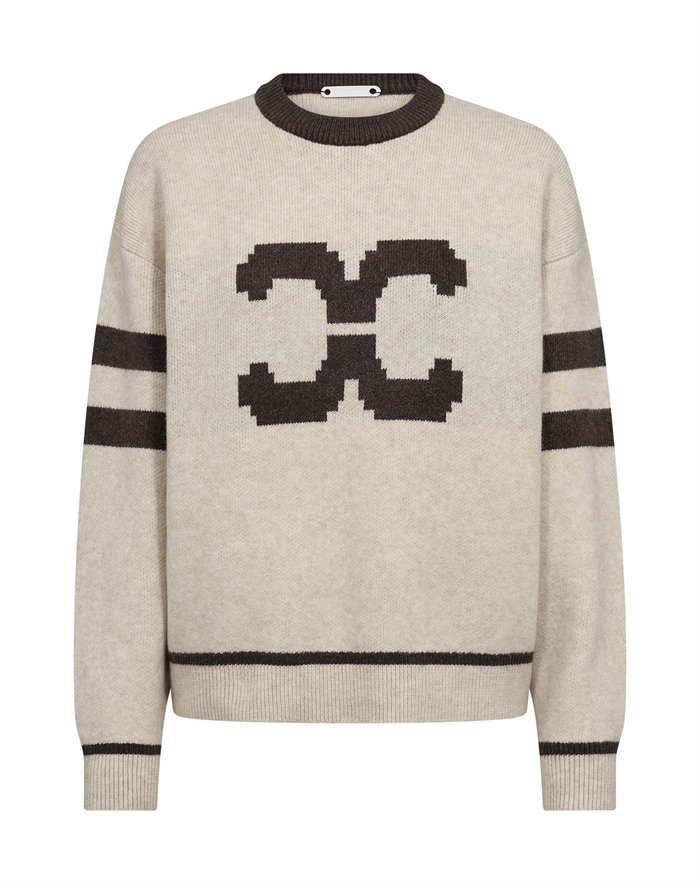 Co Couture - RowCC Coco Logo Strik - Creme