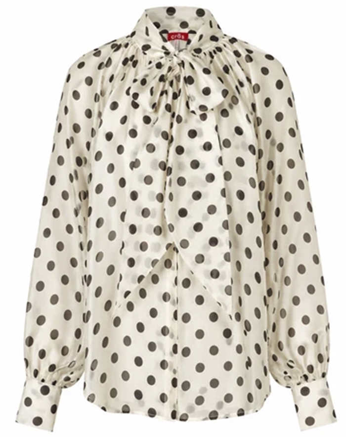 Cras Cph - Ethelcras Bluse - Black Dot