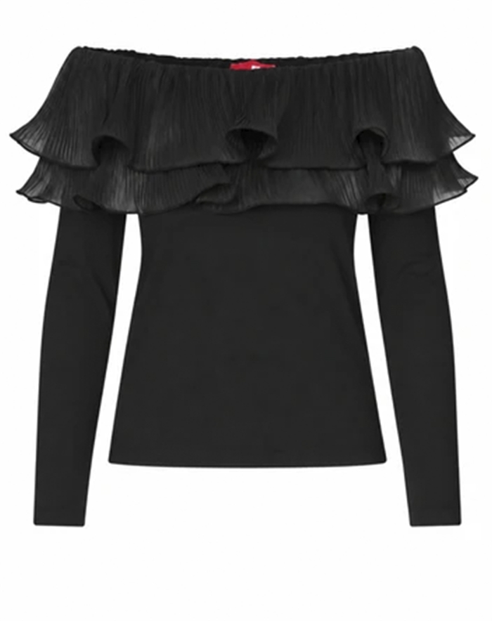 Cras Cph - Flouncecras Bluse - Black