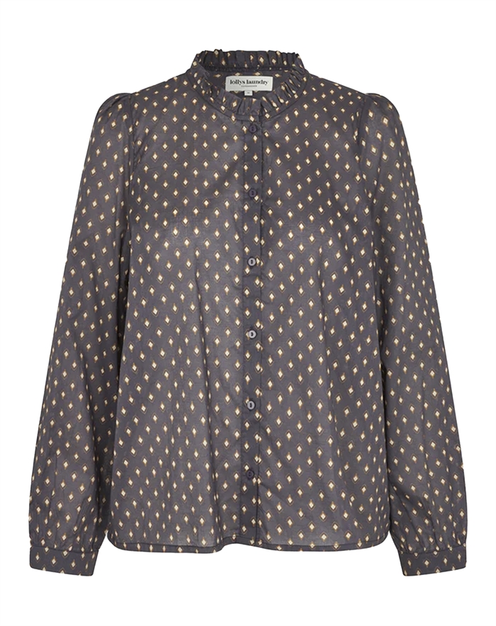 Lollys Laundry - River LL Skjorte - Dark Blue