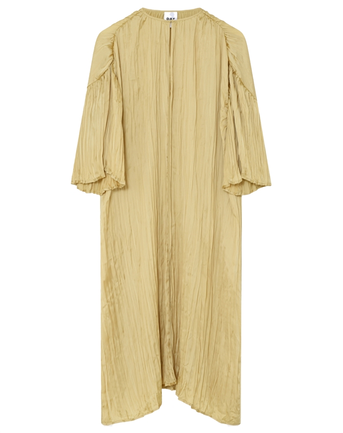 Day Birger et Mikkelsen - Aruna Crinkled Surface Kjole - Straw