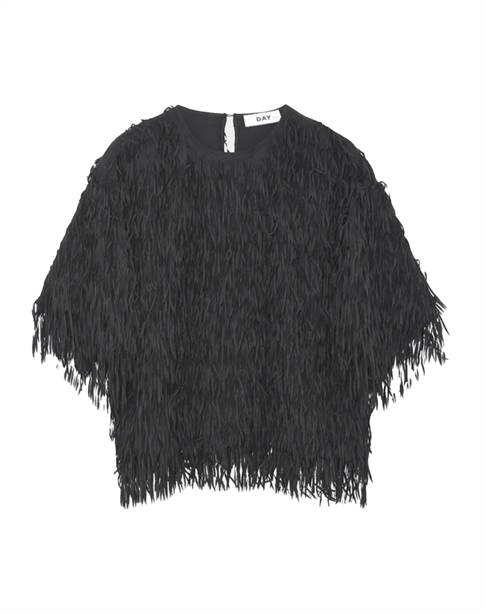 Day Birger et Mikkelsen - Barcelona Delicate Fringes Bluse - Black