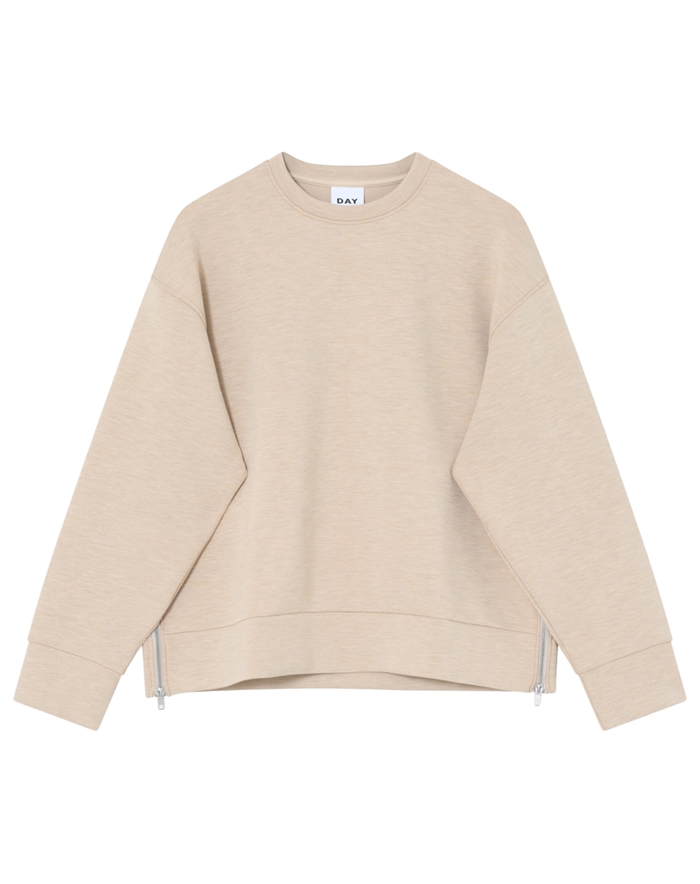 Day Birger et Mikkelsen - Crewa Scuba Sweatshirt - Beige Melange