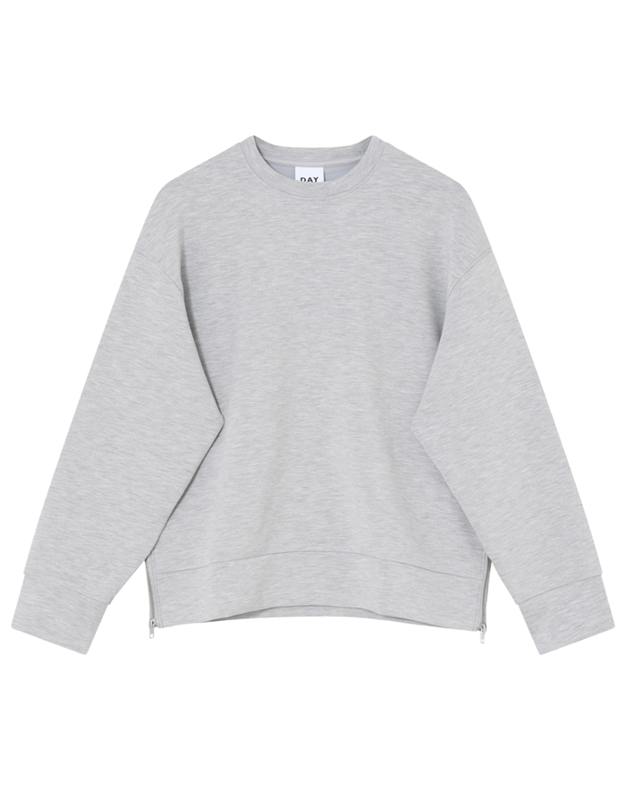 Day Birger et Mikkelsen - Crewa Scuba Sweatshirt - Grey Melange