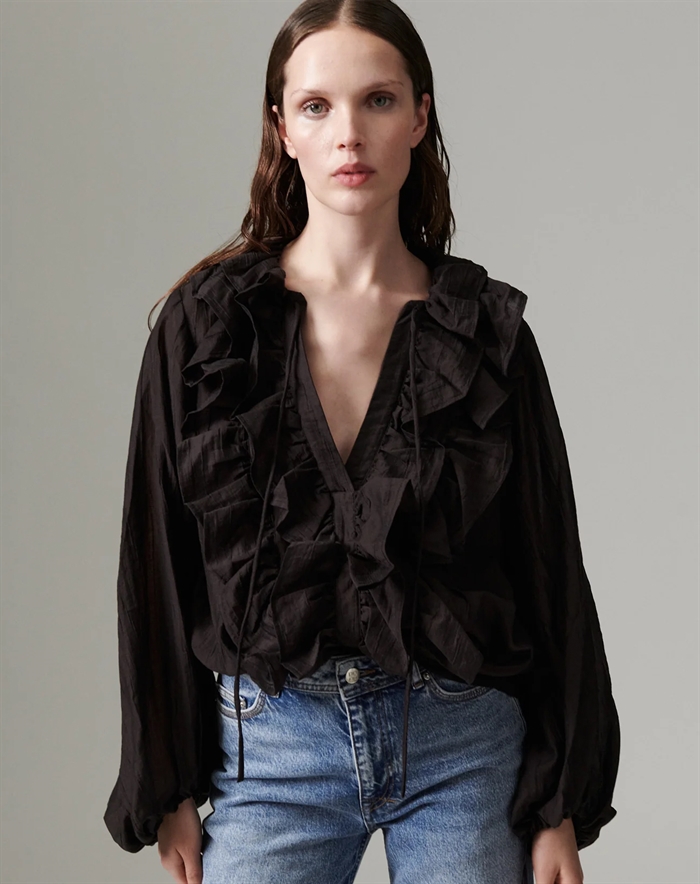 Day Birger et Mikkelsen - DAYFrey Tencilly Bluse - Ganache