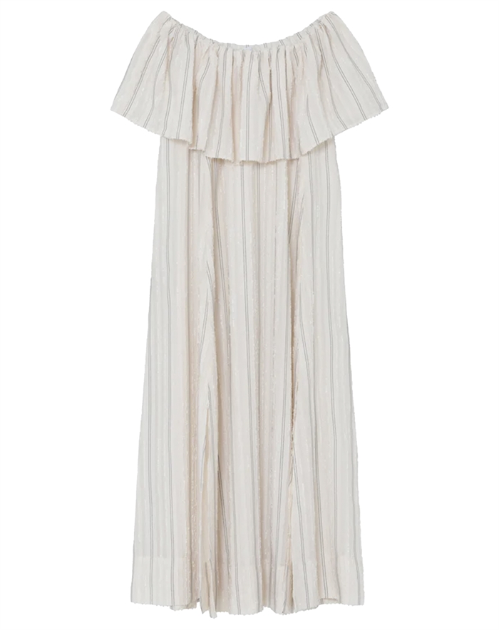 Day Birger et Mikkelsen - Chrissi- Raw Stripes Kjole - Jetstream