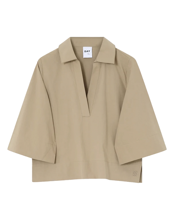 Day Birger et Mikkelsen - Luma Cottaline Skjorte - Taupe