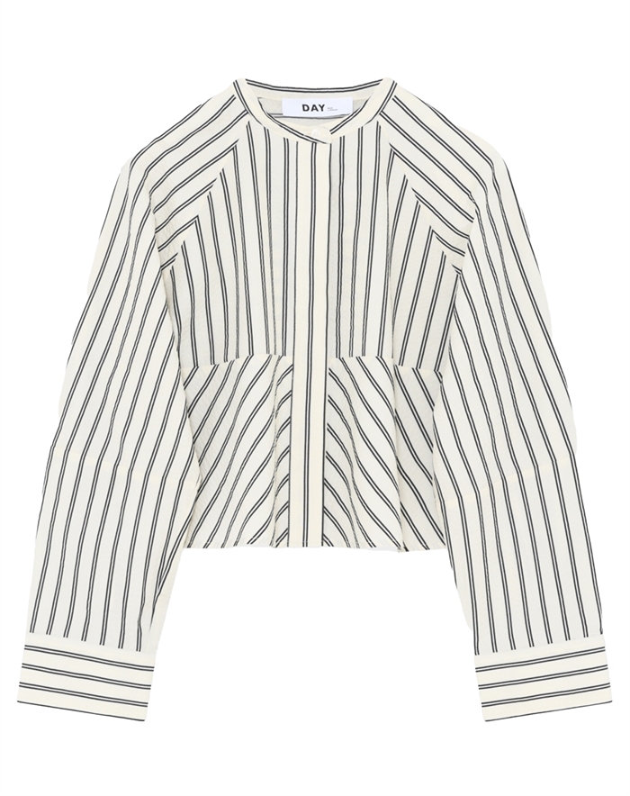 Day Birger et Mikkelsen - Springer Skjorte - Pistachio Stripe