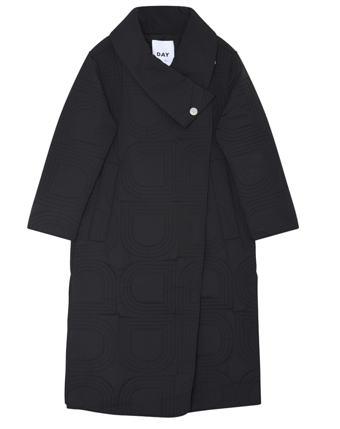 Day Birger et Mikkelsen - Teme Rhombus Quilt Jakke - Black