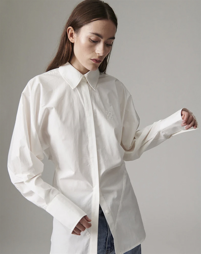 Day Birger et Mikkelsen - Pixie Poplina Skjorte - Brilliant White