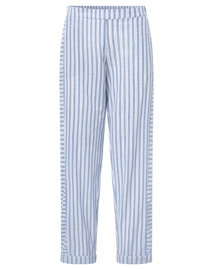 Depeche - Beate DE Bukser - Blue Yamdye Stripe
