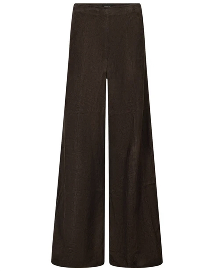Depeche - Adiva Culotte Ruskindsbukser - Dusty Brown
