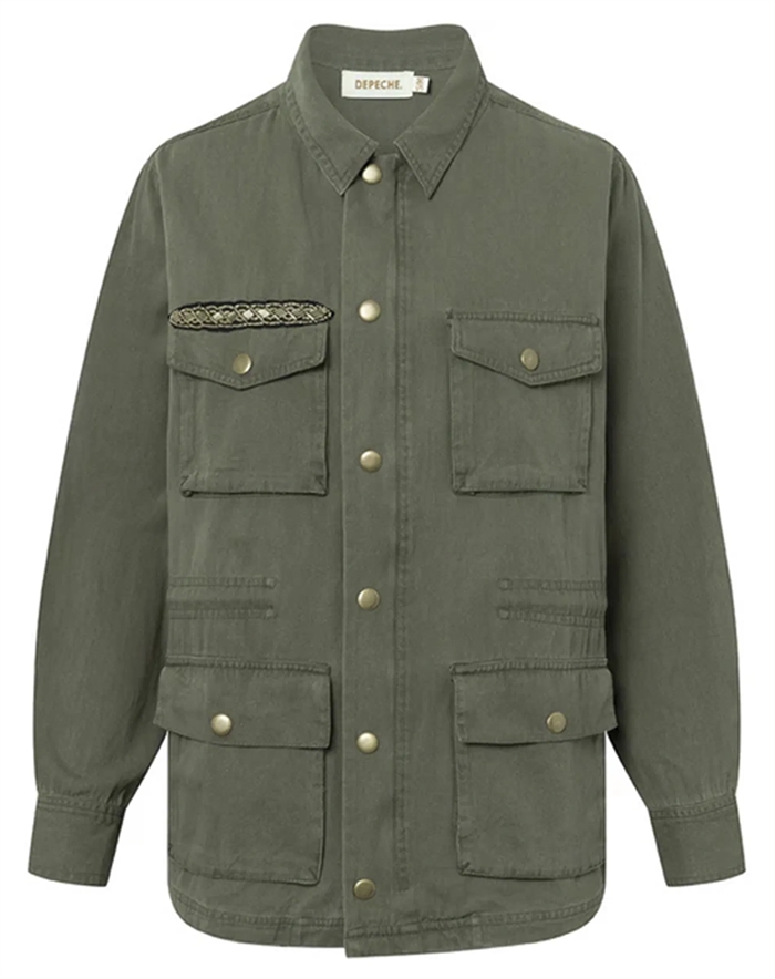 Depeche - Lilly Cargo Jakke - Khaki (Visione)