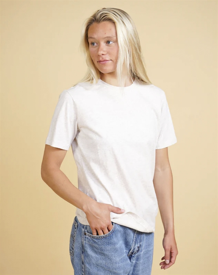 Elsk - Casual Basic T-shirt - Dune Melange