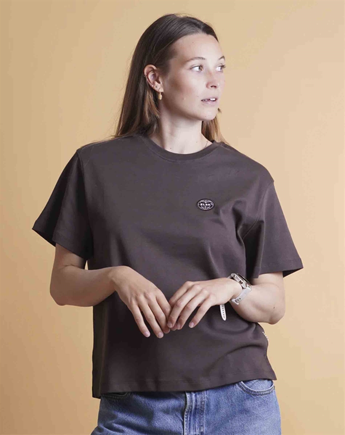Elsk - Globe Women\'s Interlock T-shirt - Brown