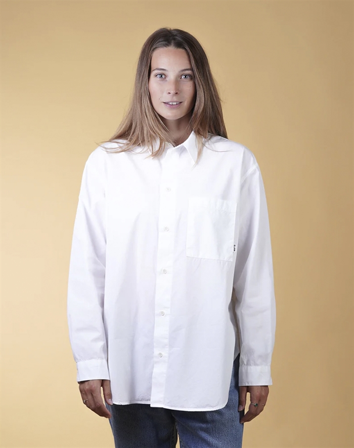  Elsk - Poplin Womans Skjorte - White 