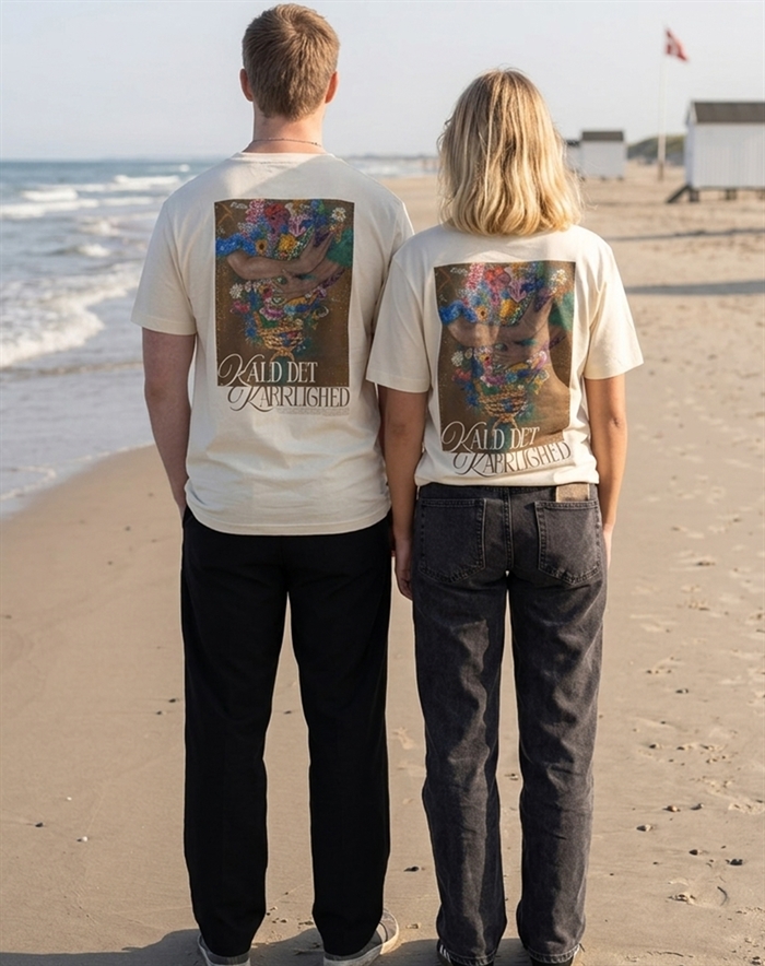 Elsk - Kald Det Kærlighed T-shirt - Off White