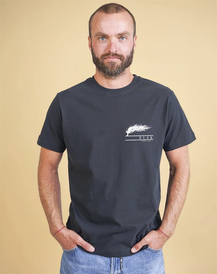 Elsk - Stærk Vind CH \'s Brushed T-shirt - Black