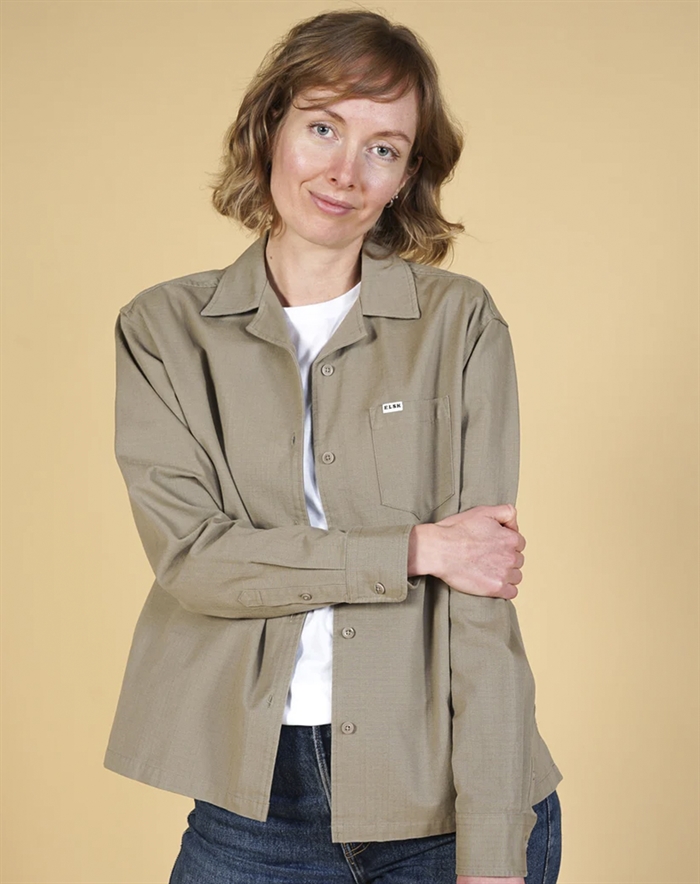 Elsk - Ripstop Womens Skjorte - Cashew Beige